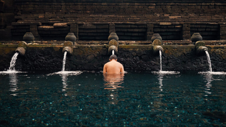 SUNRISE WATER PURIFICATION AT PURA TIRTA EMPUL - Chapung Resort